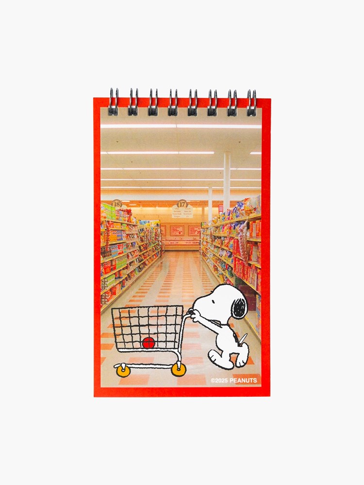 Snoopy Mini Memo Pad - Grocery