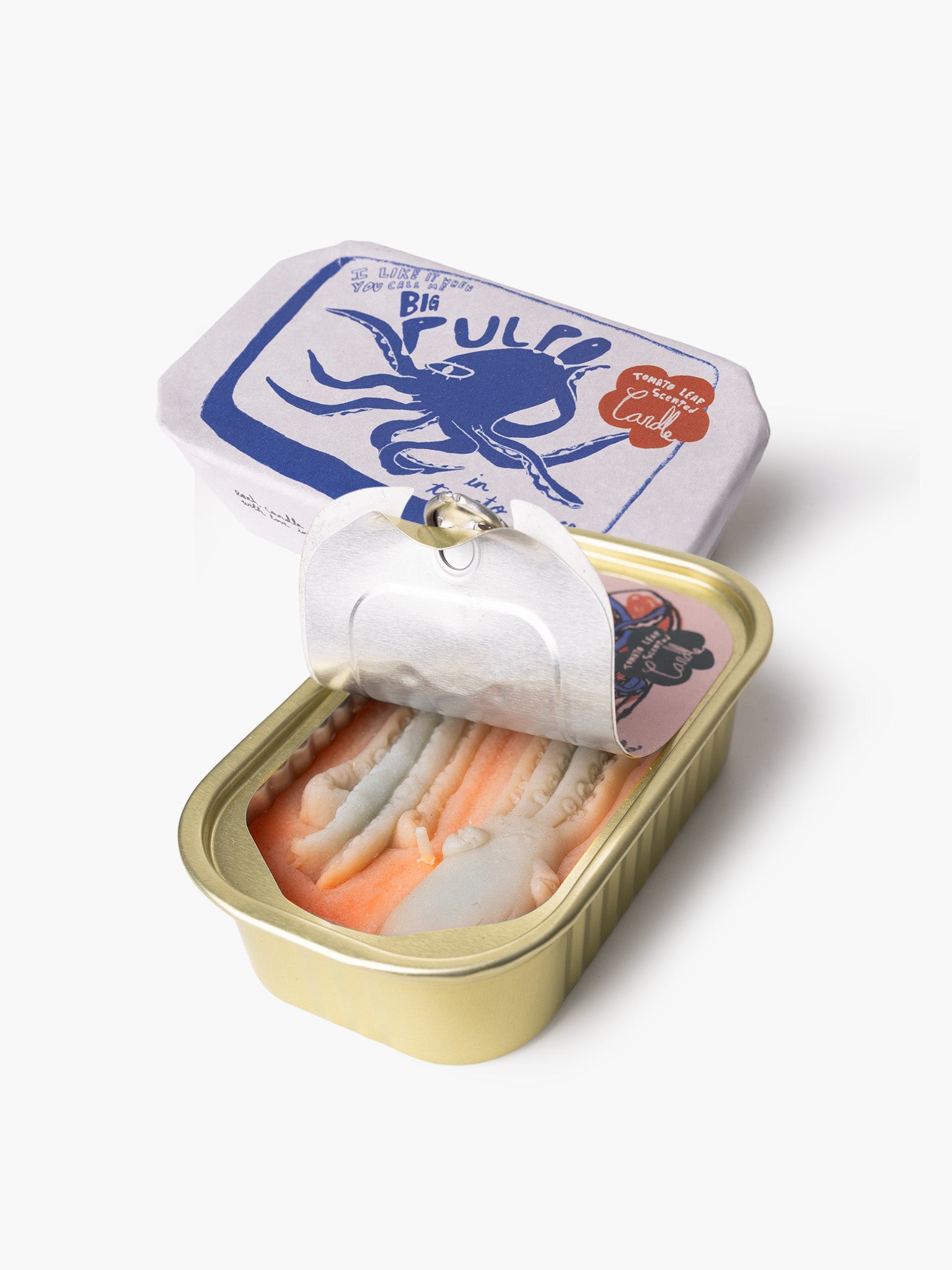 Tinned Fish Candle - Octopus in Tomato Sauce