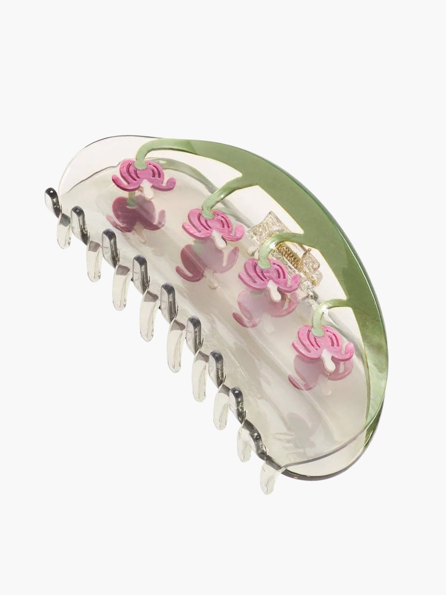Bleeding Heart Flower Hair Claw