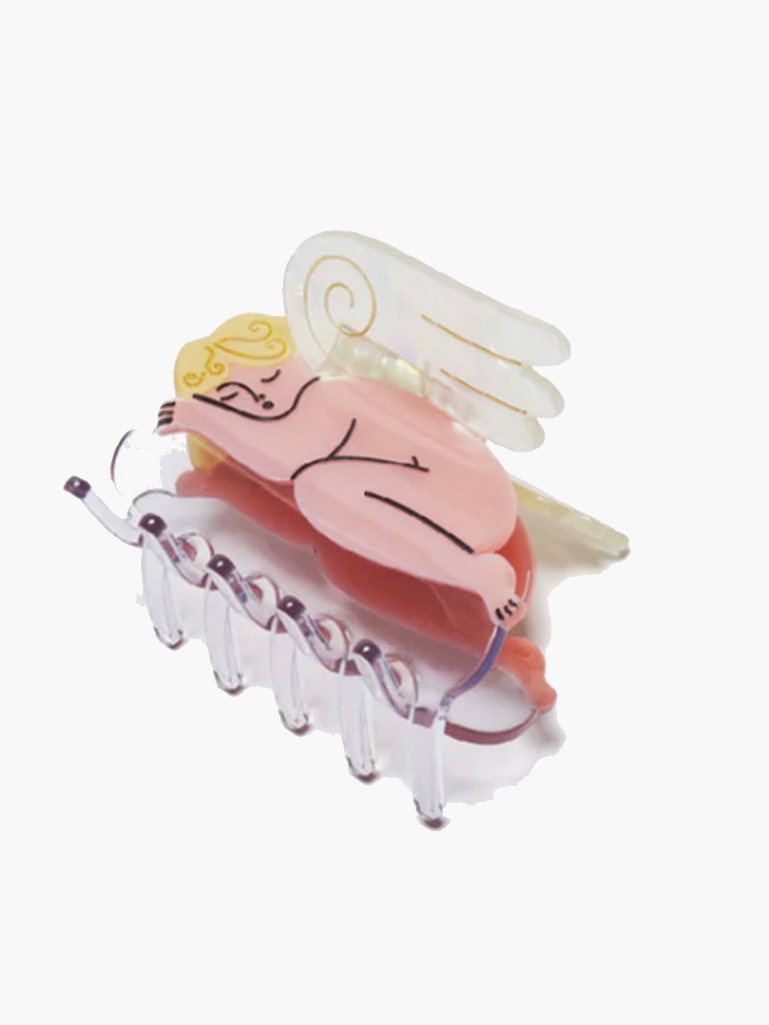 Gold Cherub Hair Claw