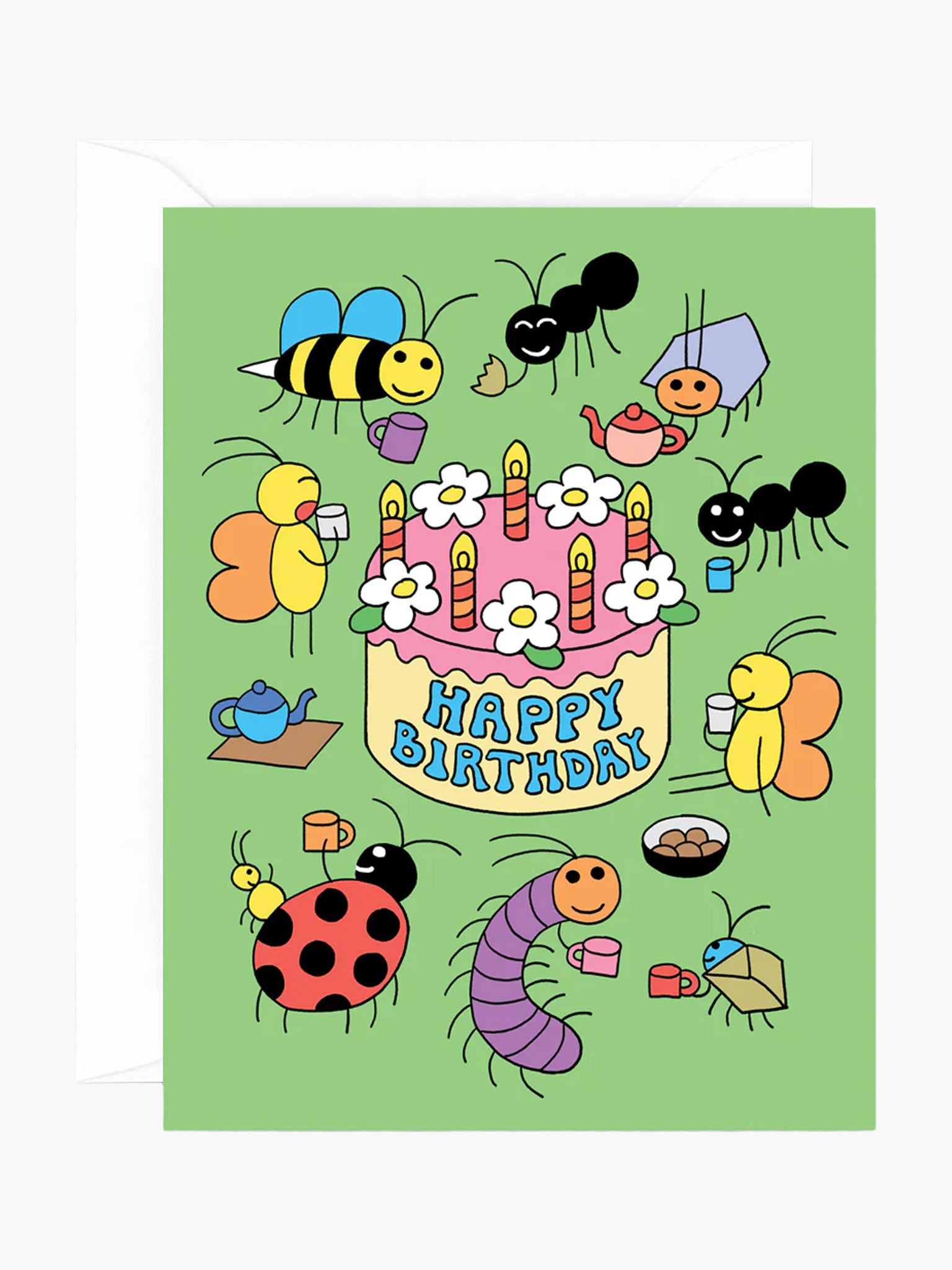 Happy Birthday Bug Card x Momoe Narazaki
