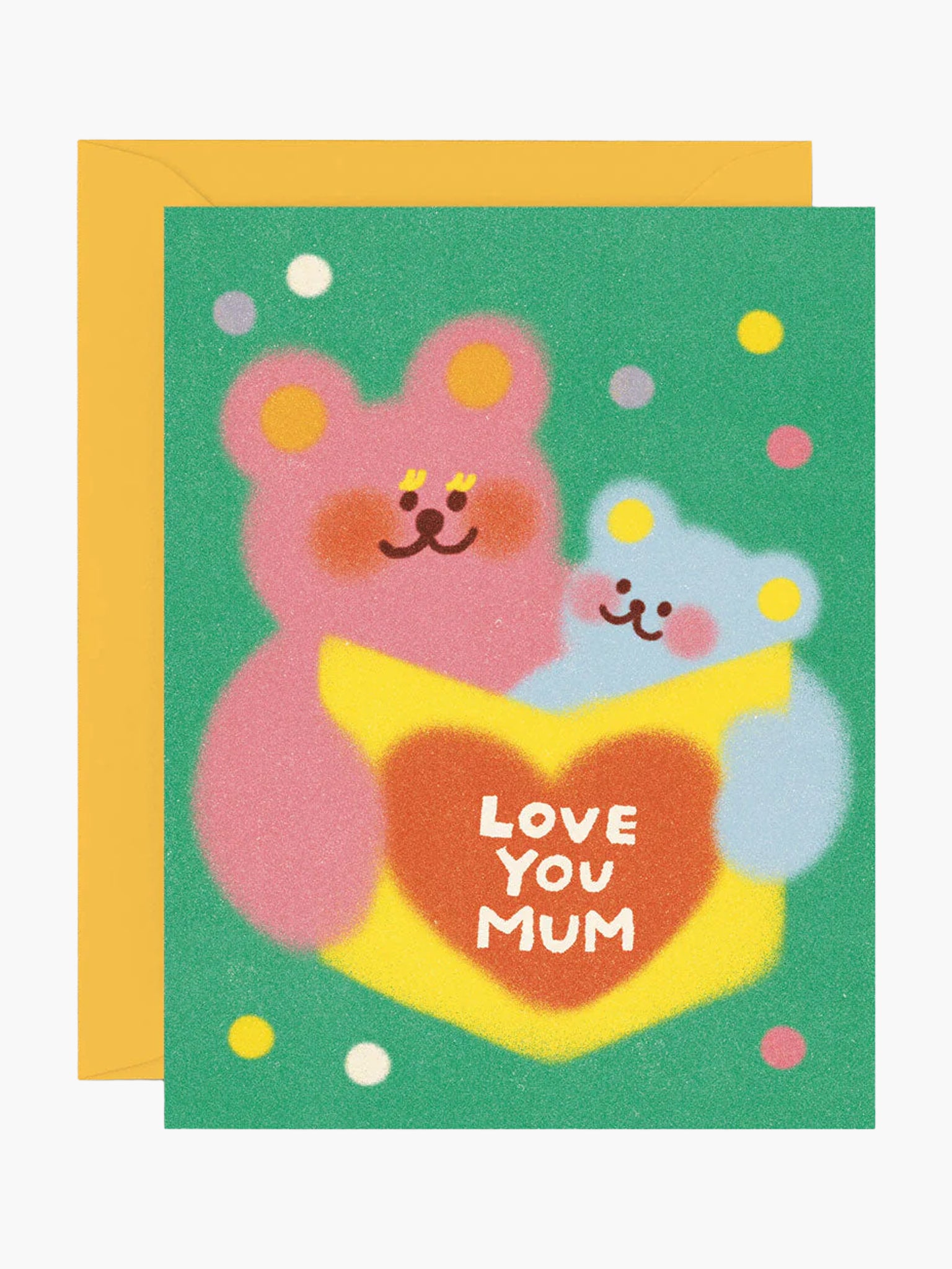 Love You Mum Bears Card x Zoey Kim
