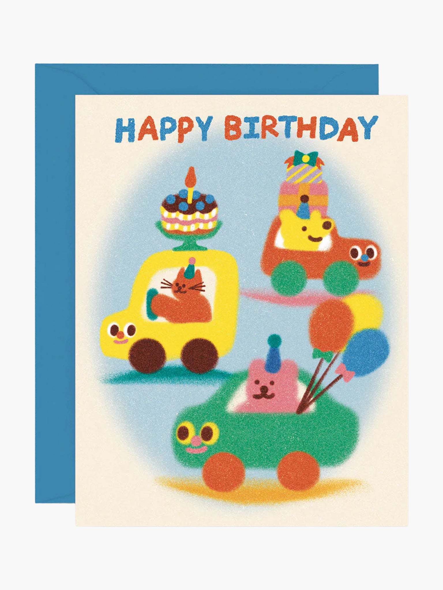 Happy Birthday Cars Card x  Zoey Kim