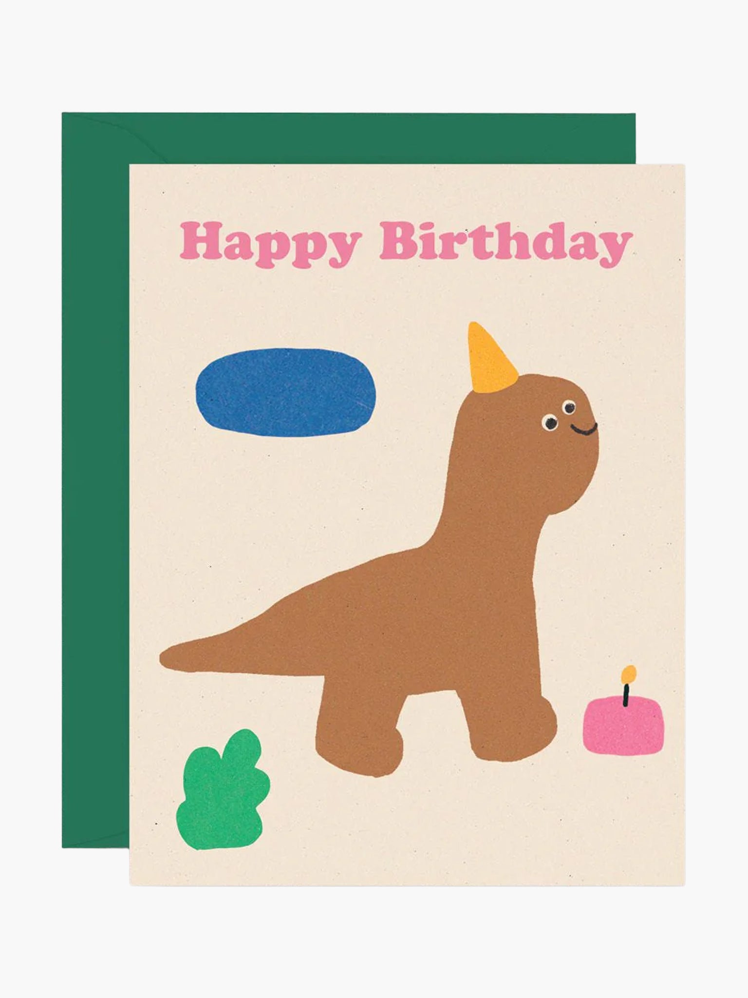 Happy Birthday Dino Kids Card x María Ramos