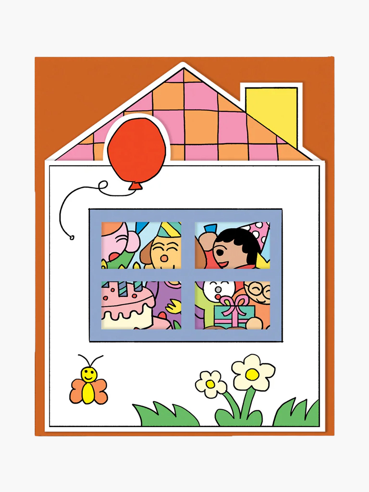 Birthday Party House-Shaped Card x Momoe Narazaki