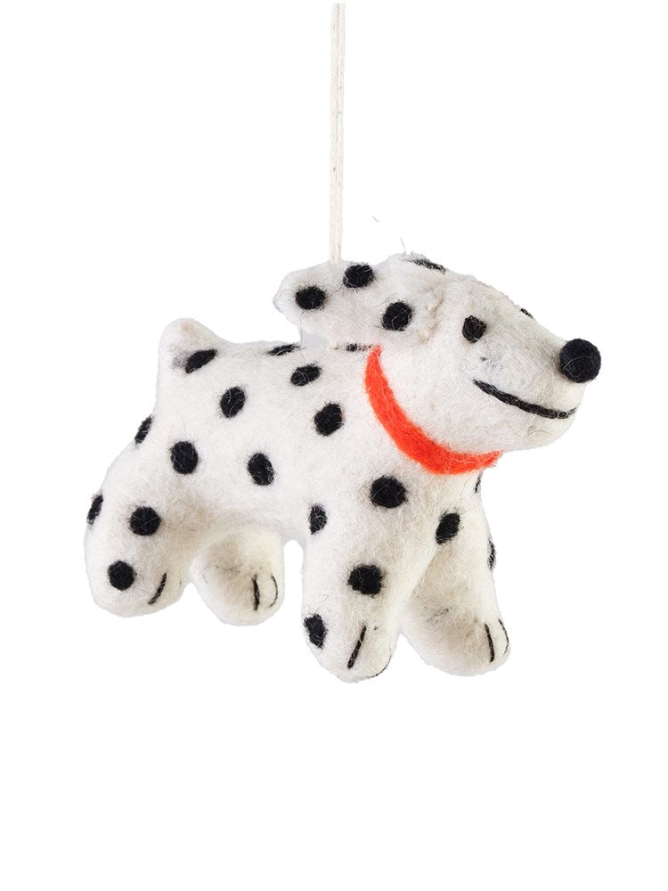 Handmade Felt Ornament - Eric (Dalmatian)