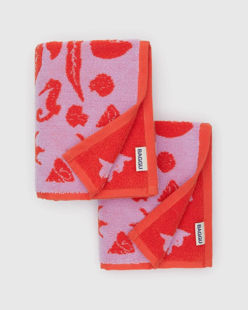 Hand Towel (Set of 2) - Sea Shells