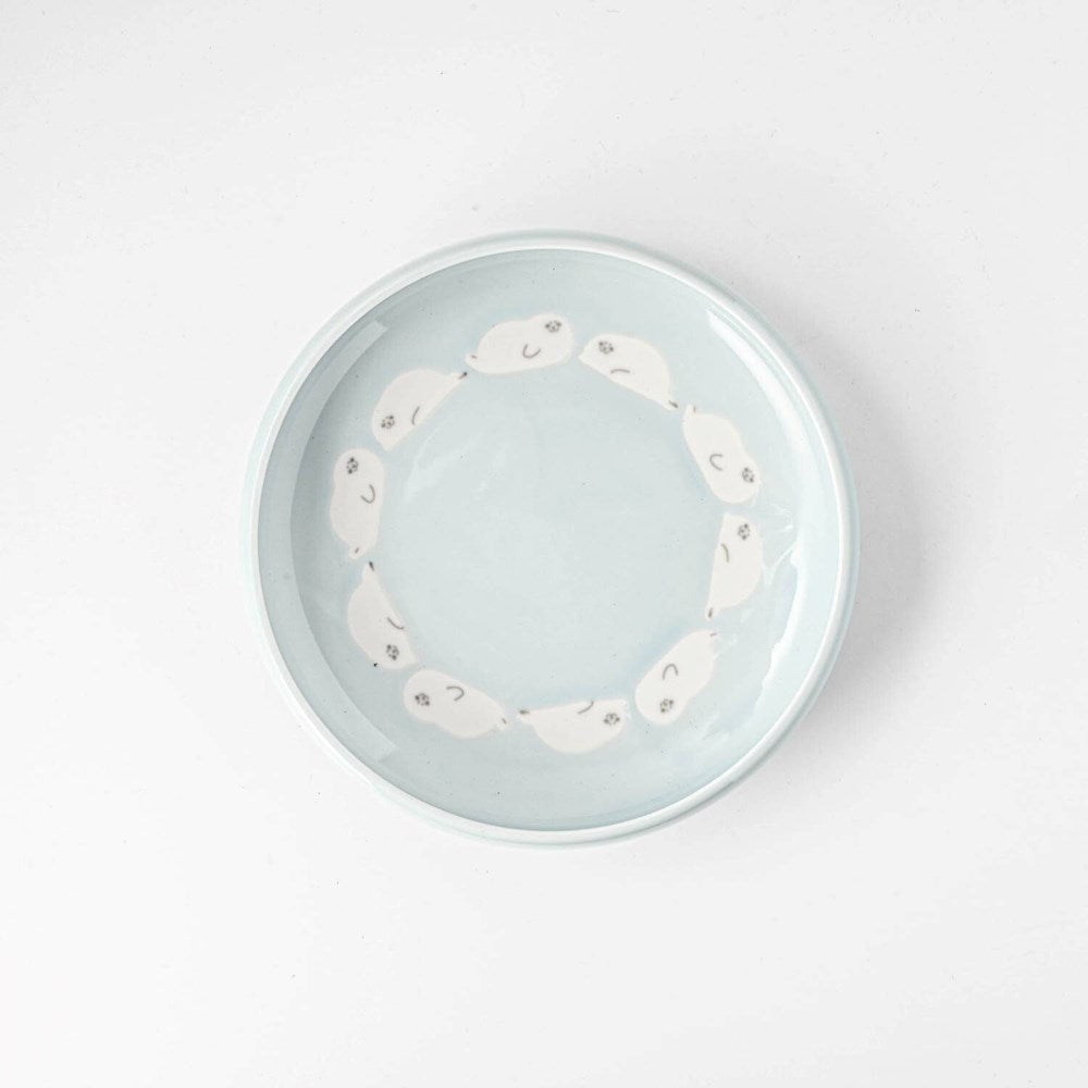 Gentle Lullaby Deep Plate (17cm) - Blue Seal