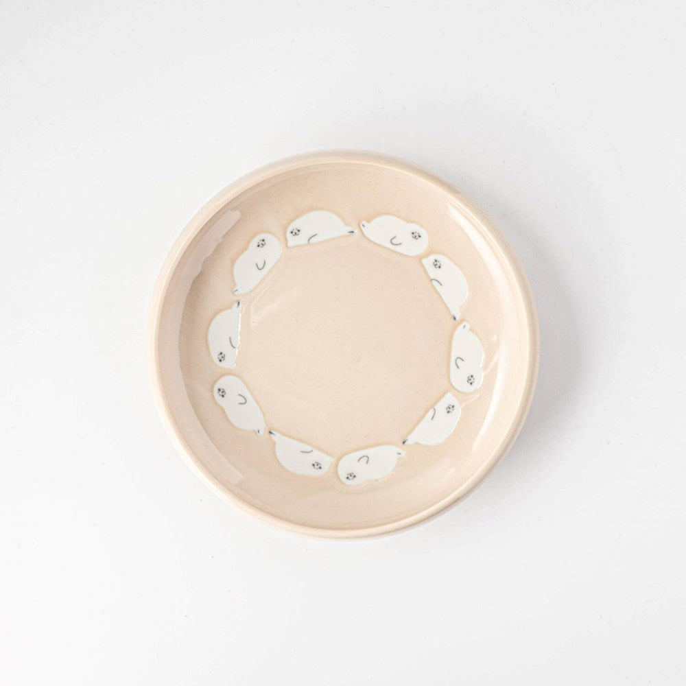 Gentle Lullaby Deep Plate (17cm) - Beige Seal