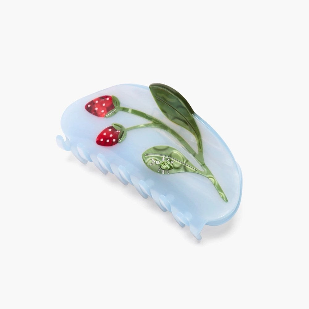Jewel Beetle Strawberry Hair Claw