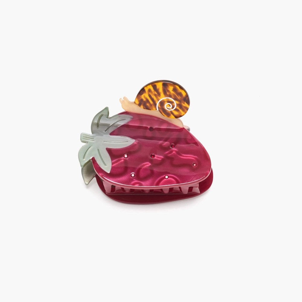 Garden Snail Strawberry Hair Claw