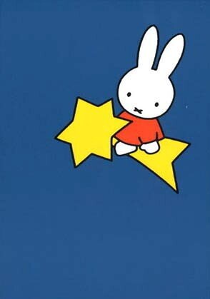 Miffy Postcard - Shooting Star