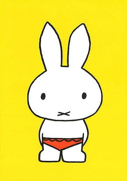 Miffy Postcard - Underwear