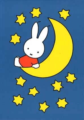 Miffy Postcard - Night Sky