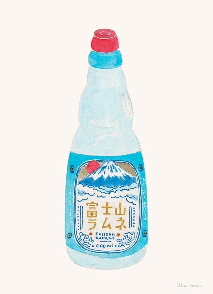 Fujisan Ramune by Melina Pecharki (50x70cm)