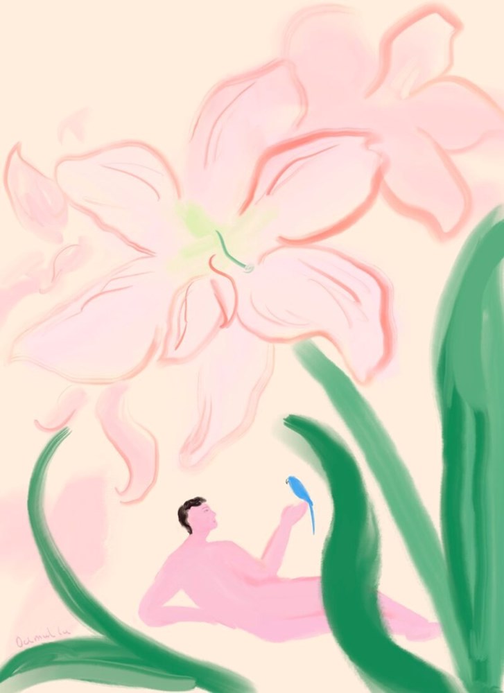 Under the Flowers by OAMUL (50x70cm)