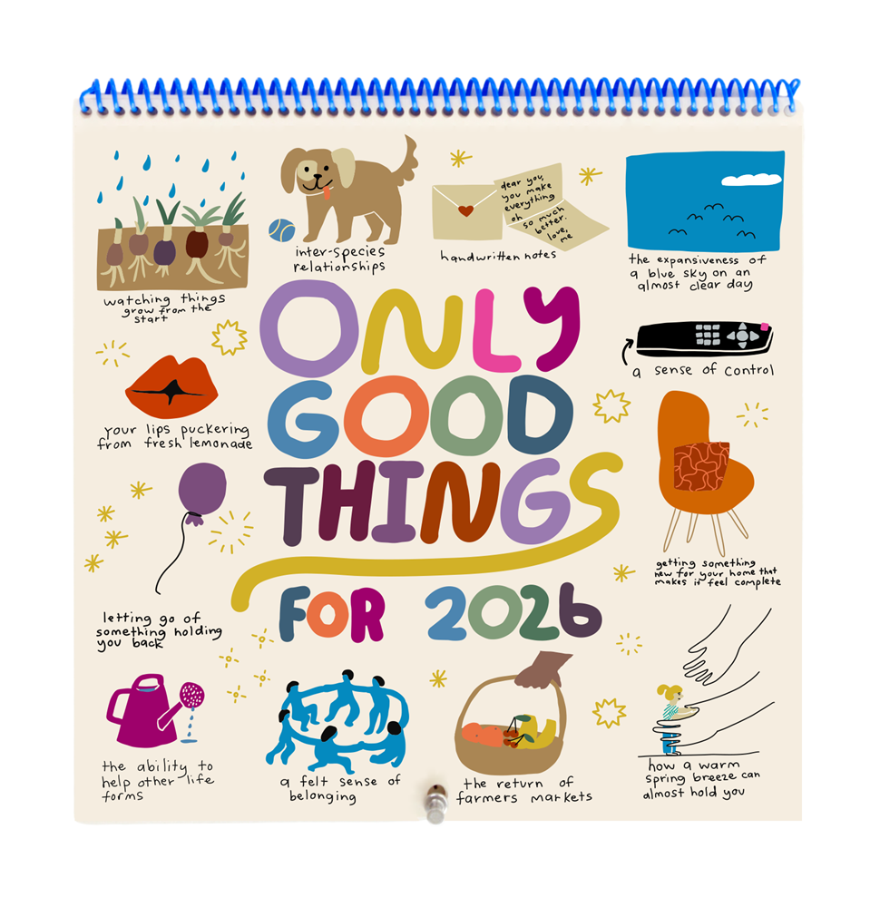 2026 Only Good Things 12-Month Wallplanner