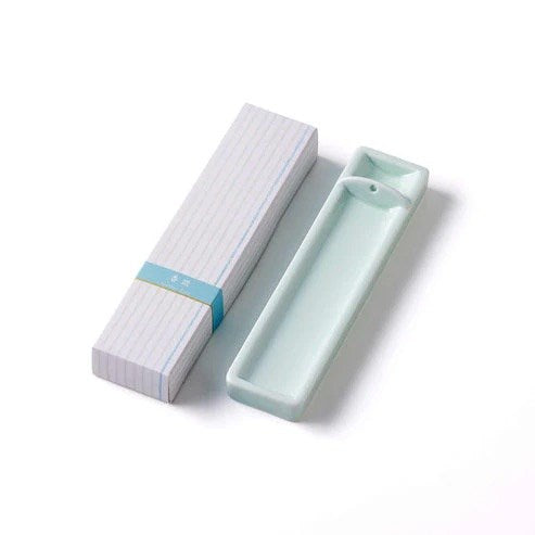 Kousaido Incense Holder - Celadon Green