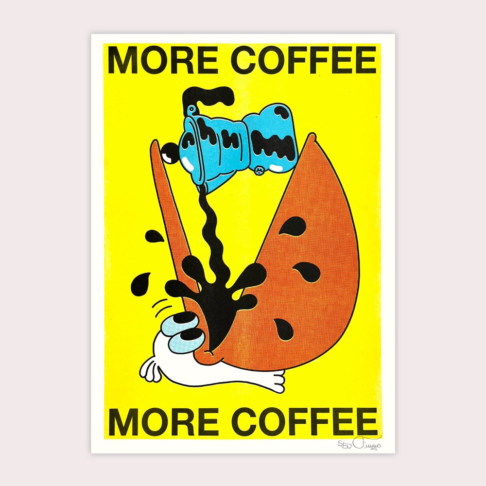 More Coffee by Tiago Majuelos (A3) (Limited Edition)