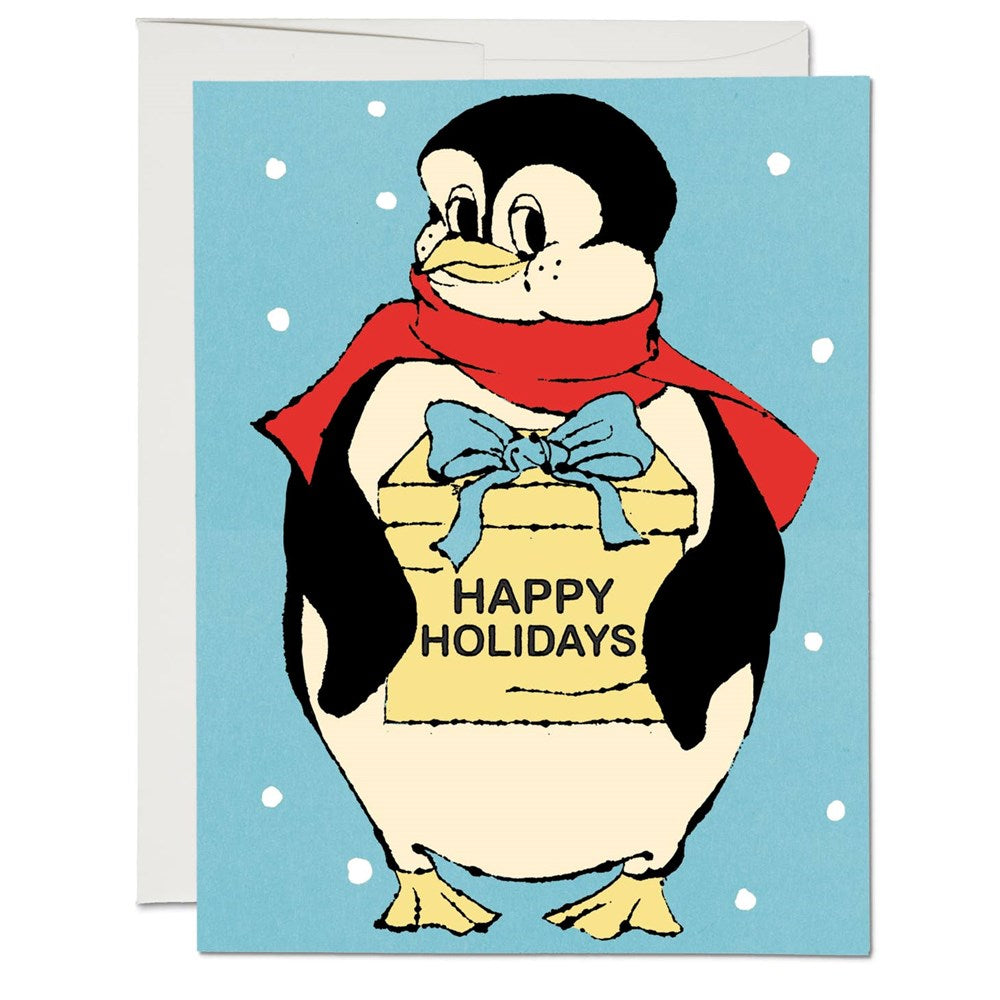 Holiday Penguin Card