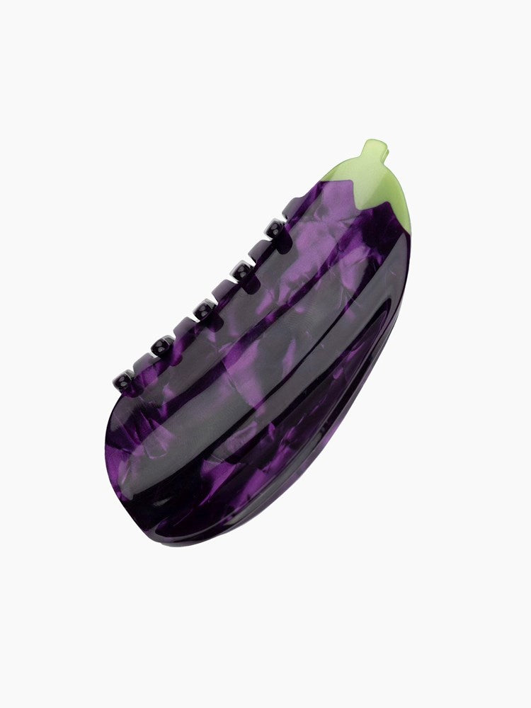 Eggplant Hair Claw