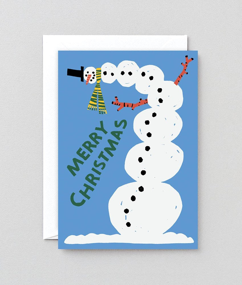 Snowman Embossed Card x Cari Vander Yacht