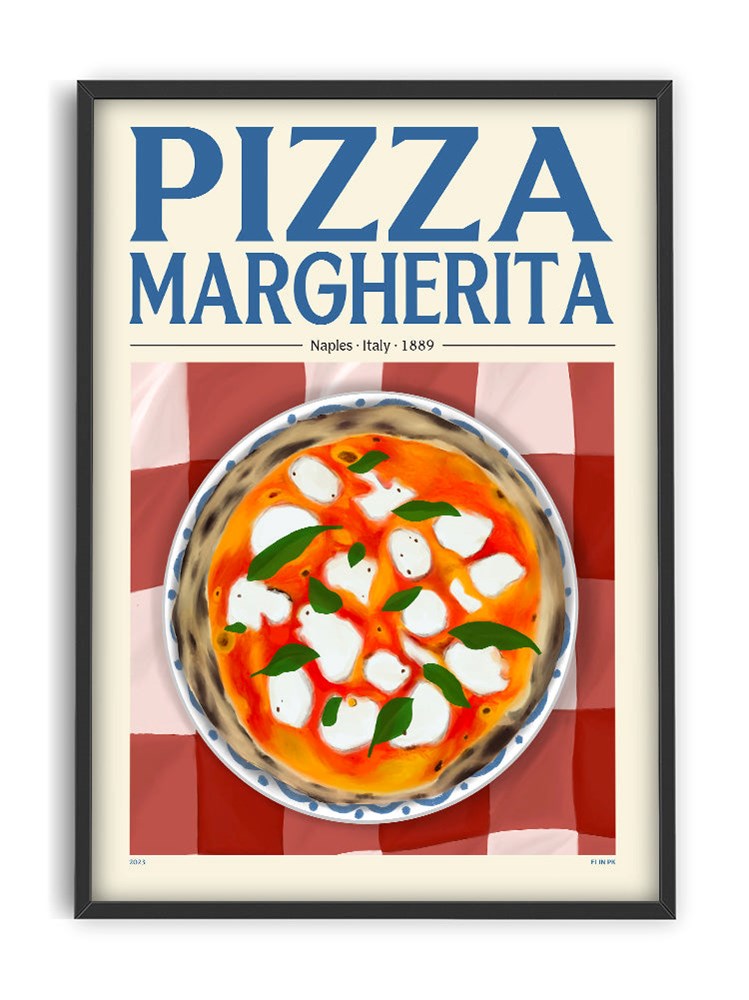 Pizza Margherita by Elin PK (50x70cm)
