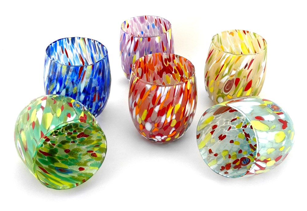 Murano Columbina Glasses (6 Colours)