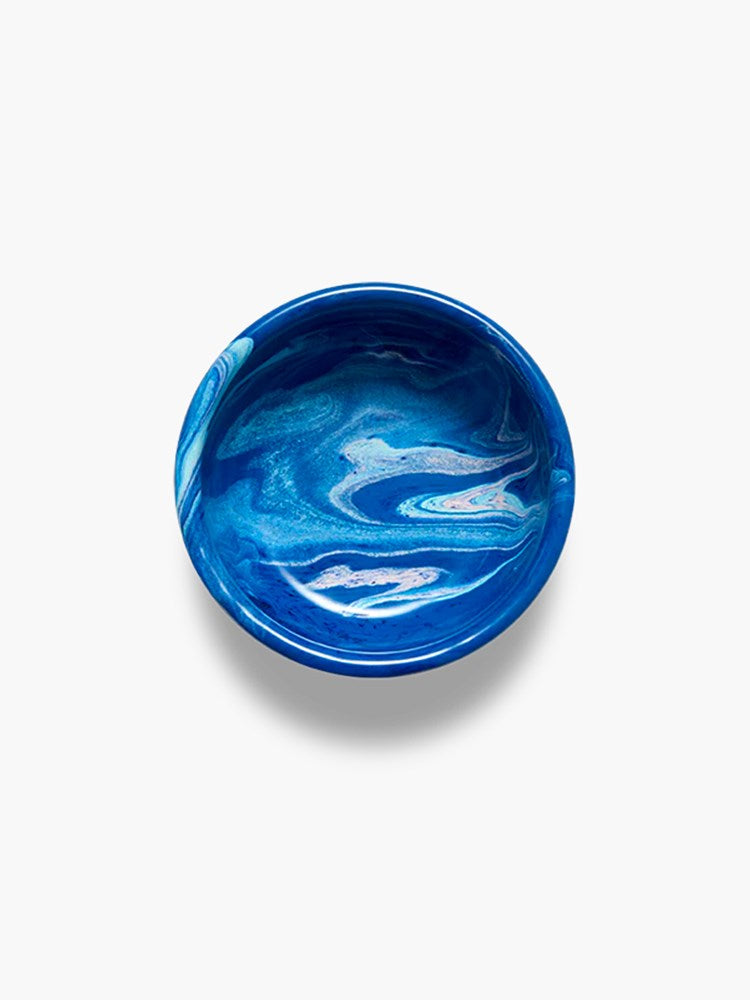Marble Bowl Small (12cm) - Cobalt Blue