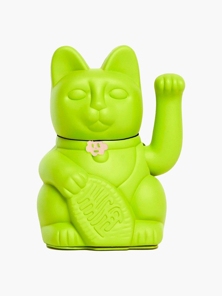 Lucky Cat Maneki-neko - Mojito Green