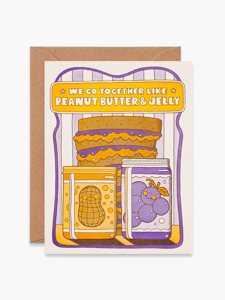 Together Like Peanut Butter & Jelly Card