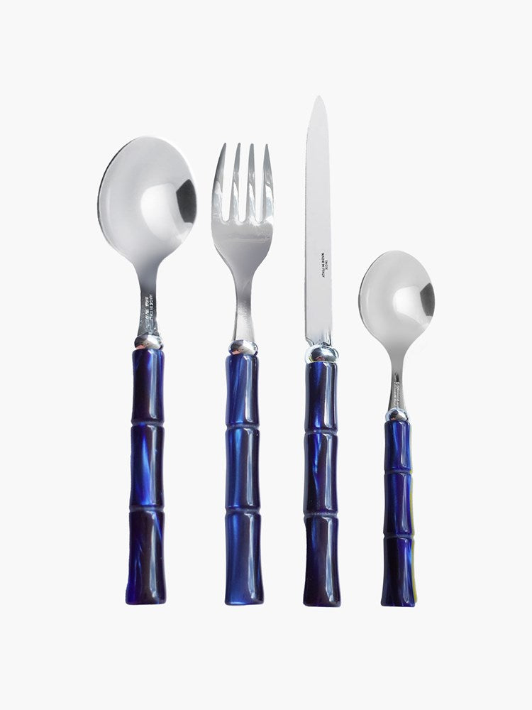 Bamboo Cutlery - Blue