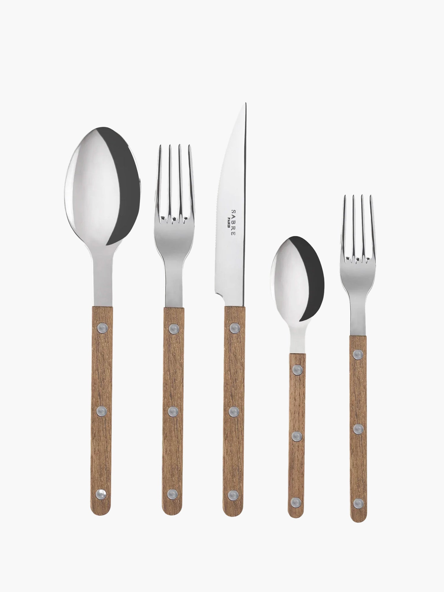 Sabre Paris Bistrot Cutlery - Teak