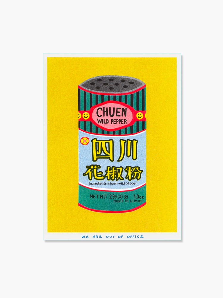 Chuen Pepper Tin Can - Risograph Print (13x18cm)