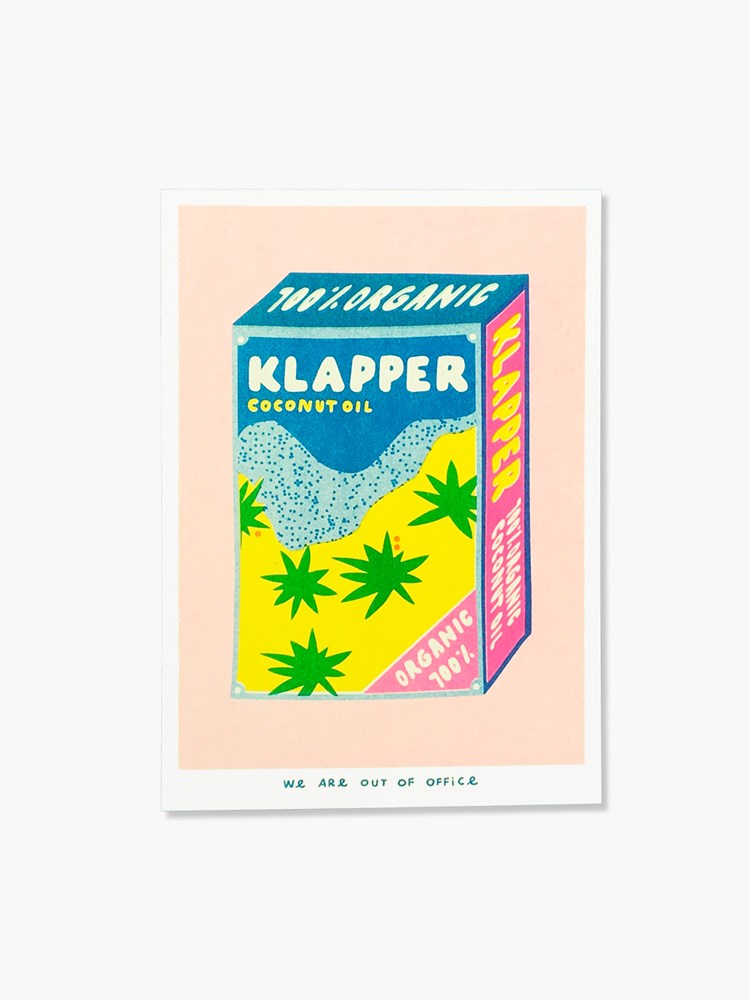 Klapper Coconut Oil - Risograph Print (13x18cm)