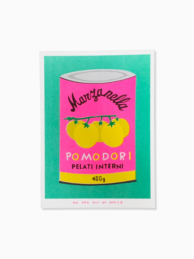 Can of Pomodori - Risograph Print (13x18cm)
