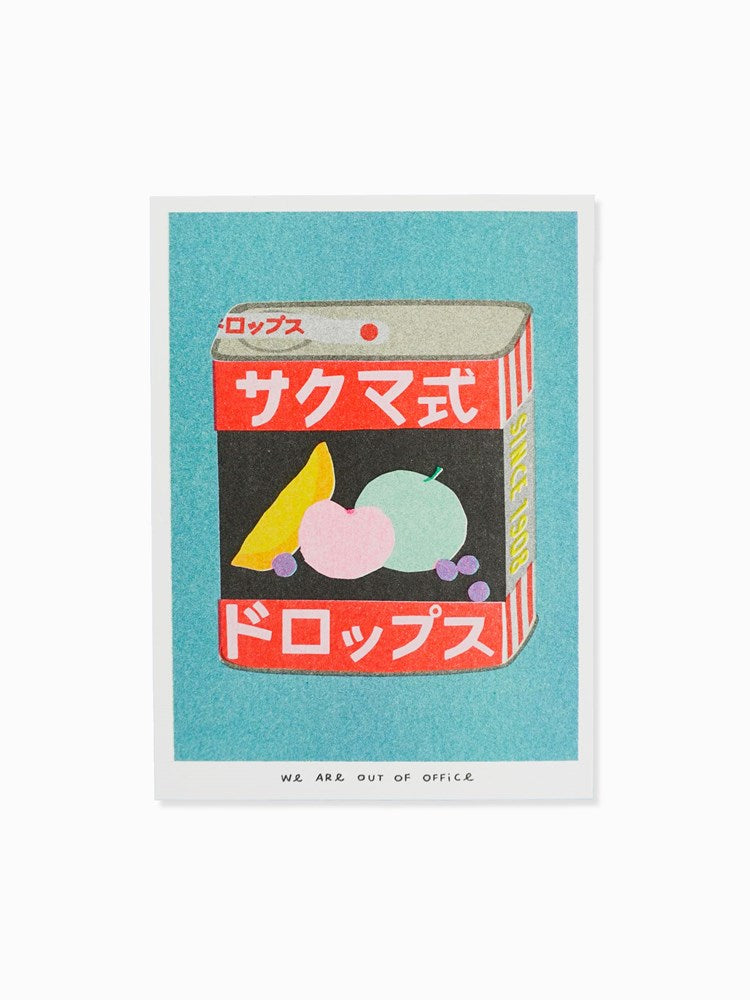 We Are Out of Office 13x18cm Risograph Prints (38 Styles) – Hands