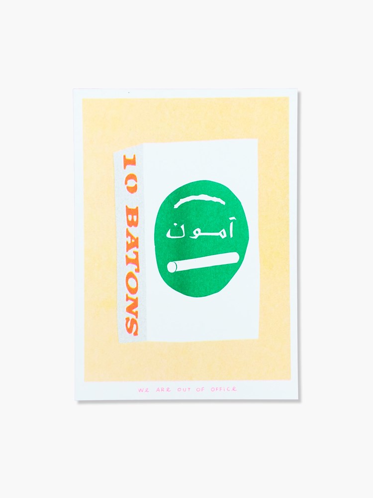 We Are Out of Office 13x18cm Risograph Prints (38 Styles) – Hands