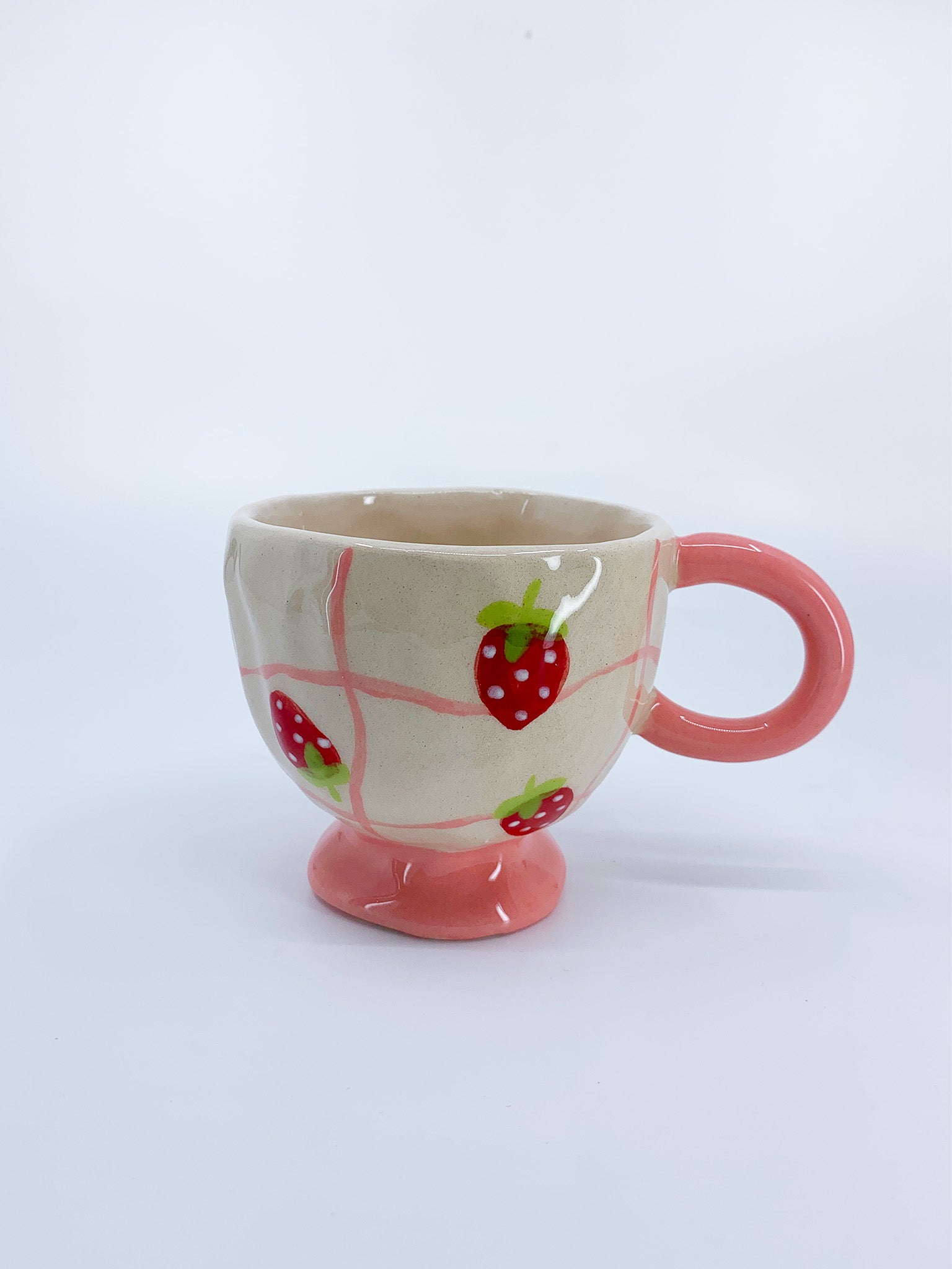 Strawberry Footed Mug